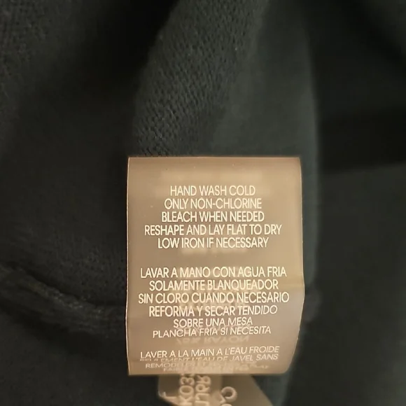 Calvin Klein Dark Green Puff Sleeve Sweater Dress - Picture 9 of 9